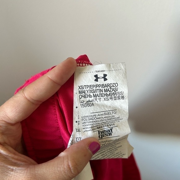 Under Armour Pink Workout Shorts - Picture 3 of 3